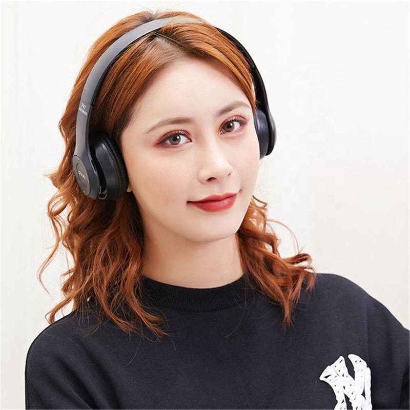 Headphones wireless blue tooth P47 earphone Foldable headset for mobile phone or computer audifonos AUX line TF card - Image 5